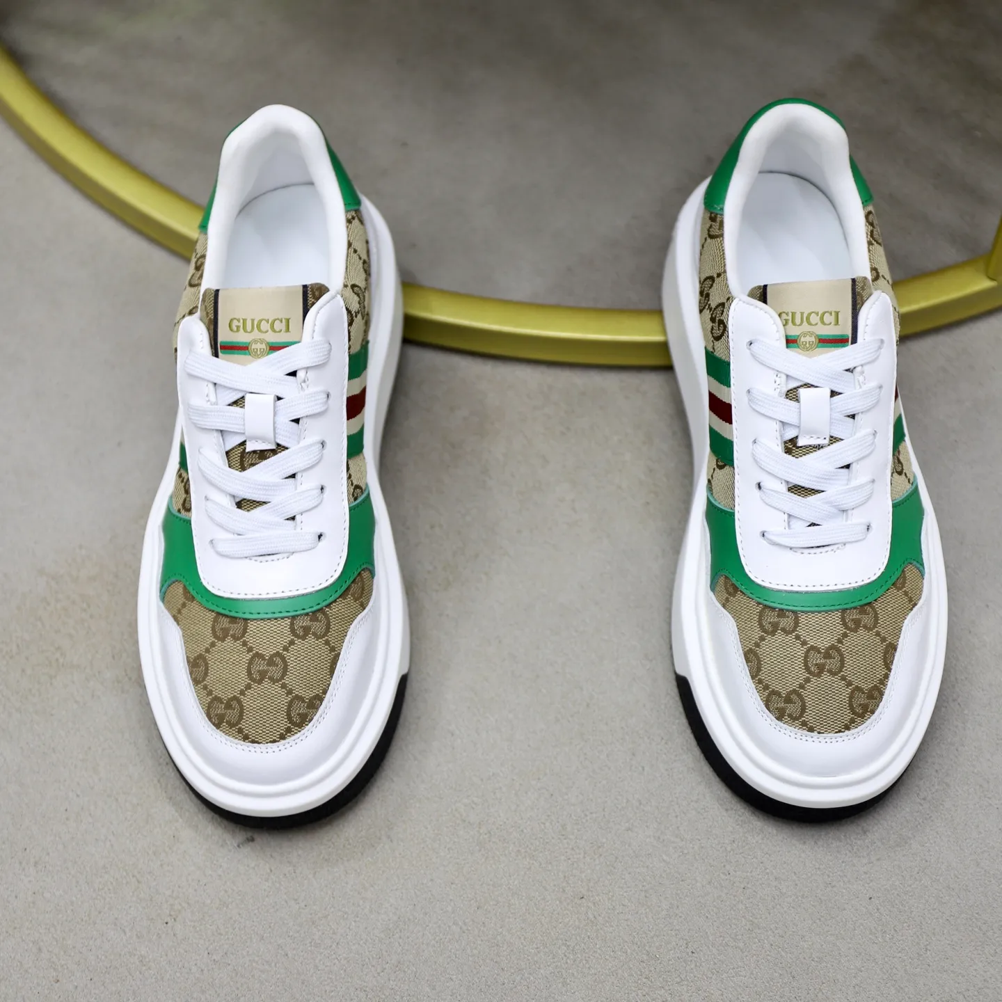 Ex-factory price: 462💰🙅‍♂️🙅‍♂️🙅‍♂️ Brand: GUCCI Standard code: 38-44 (45 customized) Grade: Same as the official website Material: Original cowhide material stitching Comfortable sheepskin lining Lightweight and wear-resistant sports outsole Style category: Men's fashionable casual shoes Running sneakers Distinguished luxury brand elements Top luxury Color: actual picture color